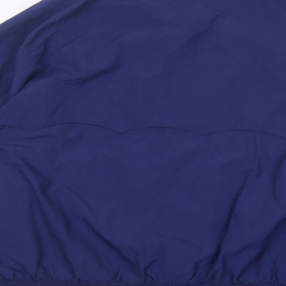 IZOD Mens Blue   Bomber Jacket Jacket Size L  Zip