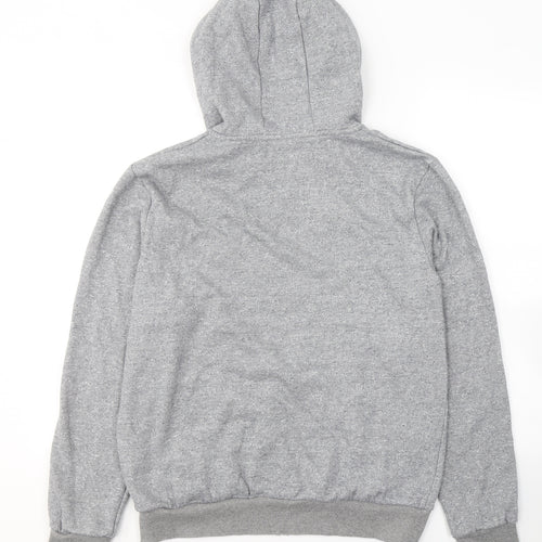 Cedar Wood State Womens Grey  Polyester Pullover Hoodie Size L  Pullover