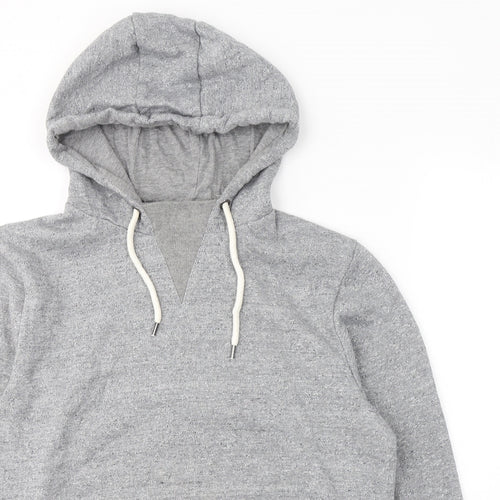 Cedar Wood State Womens Grey  Polyester Pullover Hoodie Size L  Pullover