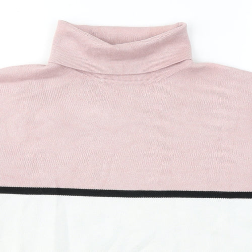 New Look Womens Multicoloured Colourblock Viscose Pullover Sweatshirt Size M  Pullover