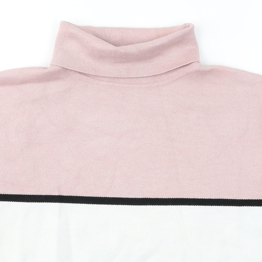 New Look Womens Multicoloured Colourblock Viscose Pullover Sweatshirt Size M  Pullover