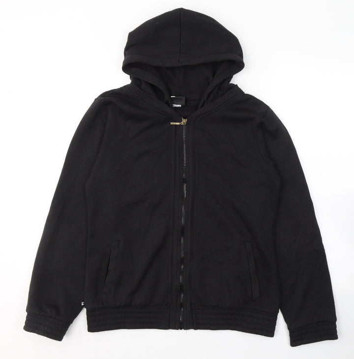LA Gear Womens Black  Polyester Full Zip Sweatshirt Size 12  Zip