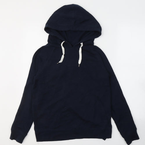 New Look Womens Blue  Cotton Pullover Sweatshirt Size 8  Pullover
