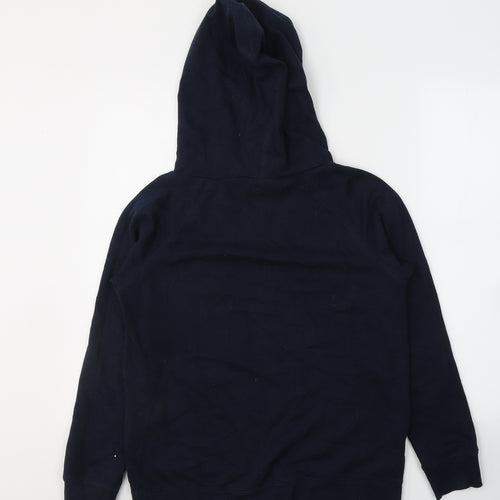New Look Womens Blue  Cotton Pullover Sweatshirt Size 8  Pullover