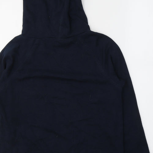 New Look Womens Blue  Cotton Pullover Sweatshirt Size 8  Pullover