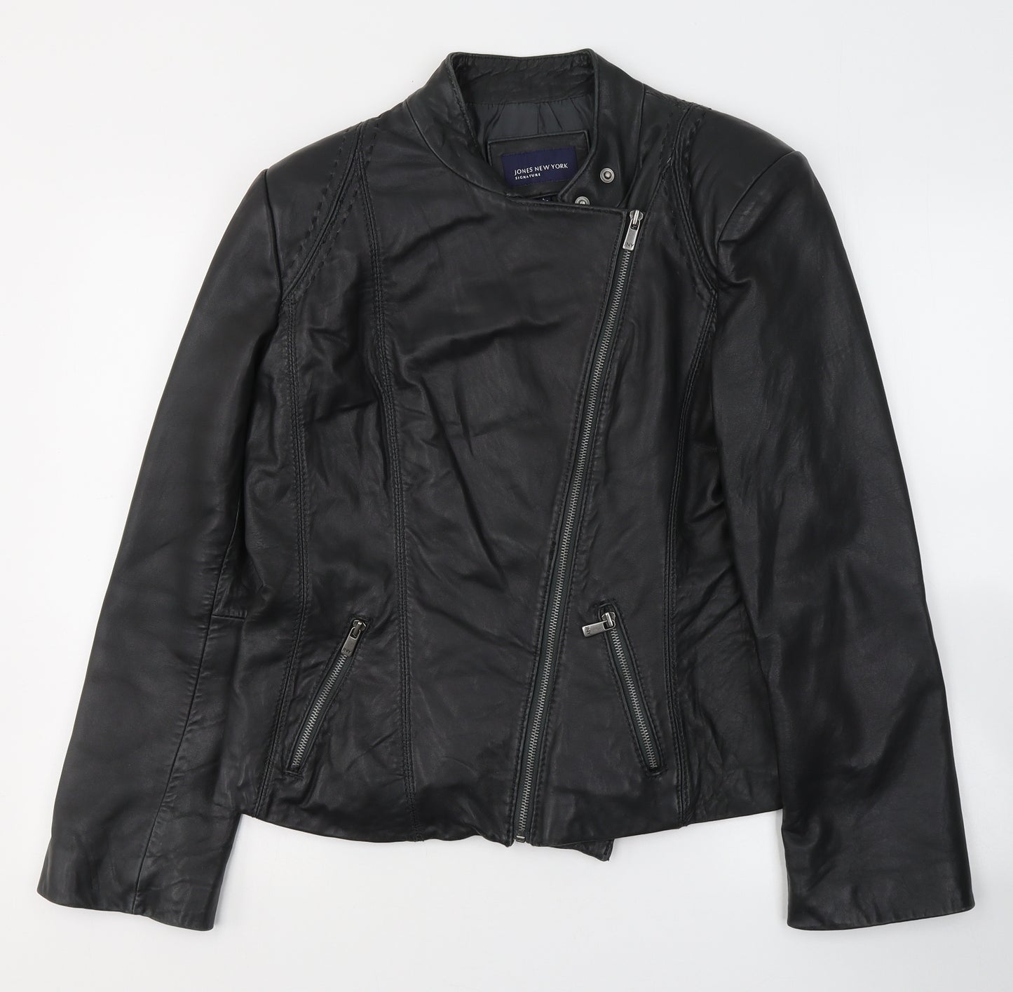 Jones New York Womens Black   Jacket  Size L  Zip