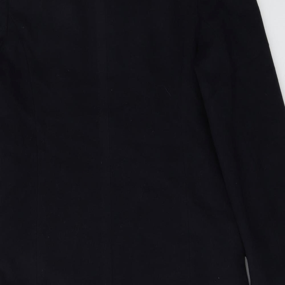 Marks and Spencer Womens Blue   Pea Coat Coat Size 10  Button