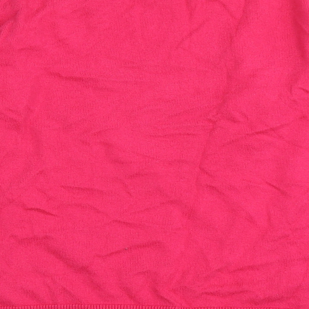 Gap  Girls Pink Round Neck  100% Cotton Pullover Jumper Size M  Pullover - Star