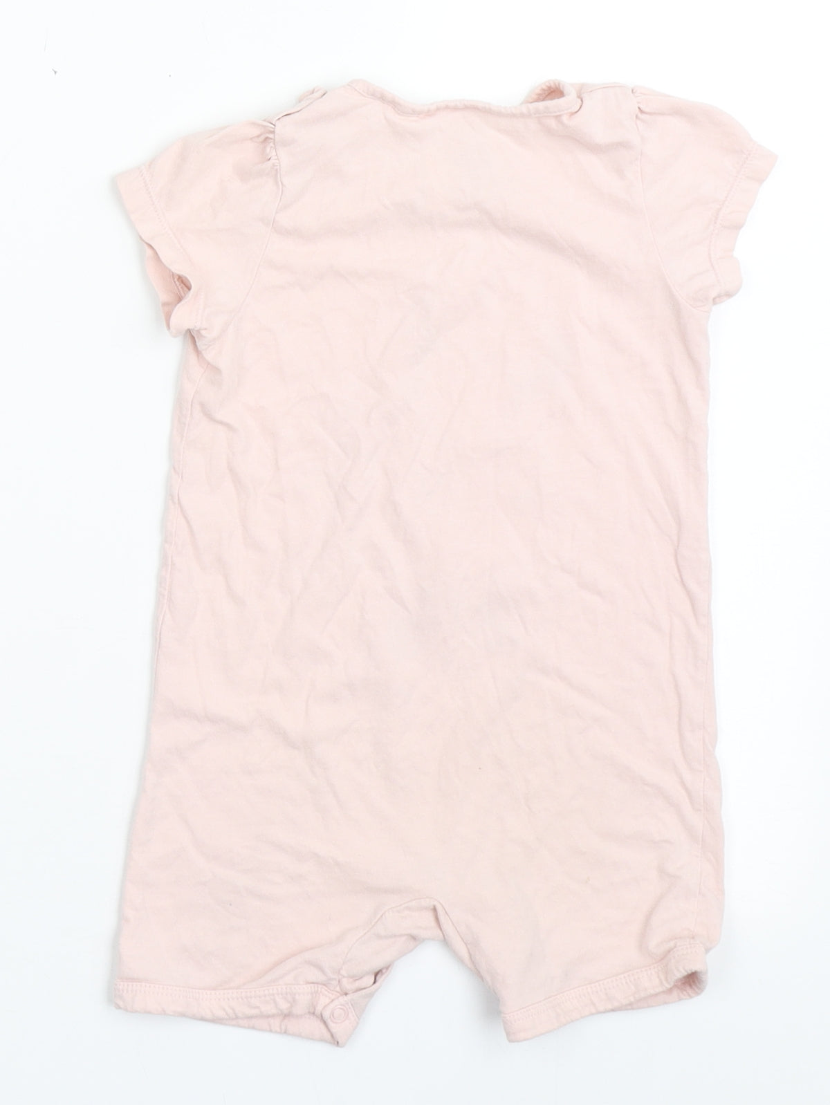 H&M  Pink  100% Cotton Babygrow One-Piece Size 12-18 Months  Snap - Minnie Mouse