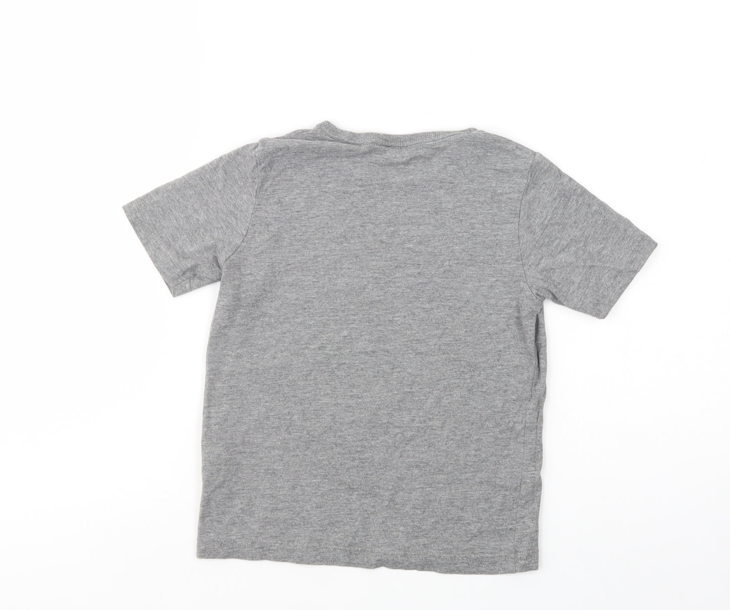 Marks Girls Grey  Cotton Pullover T-Shirt Size 4-5 Years Crew Neck Pullover - Bee Sting