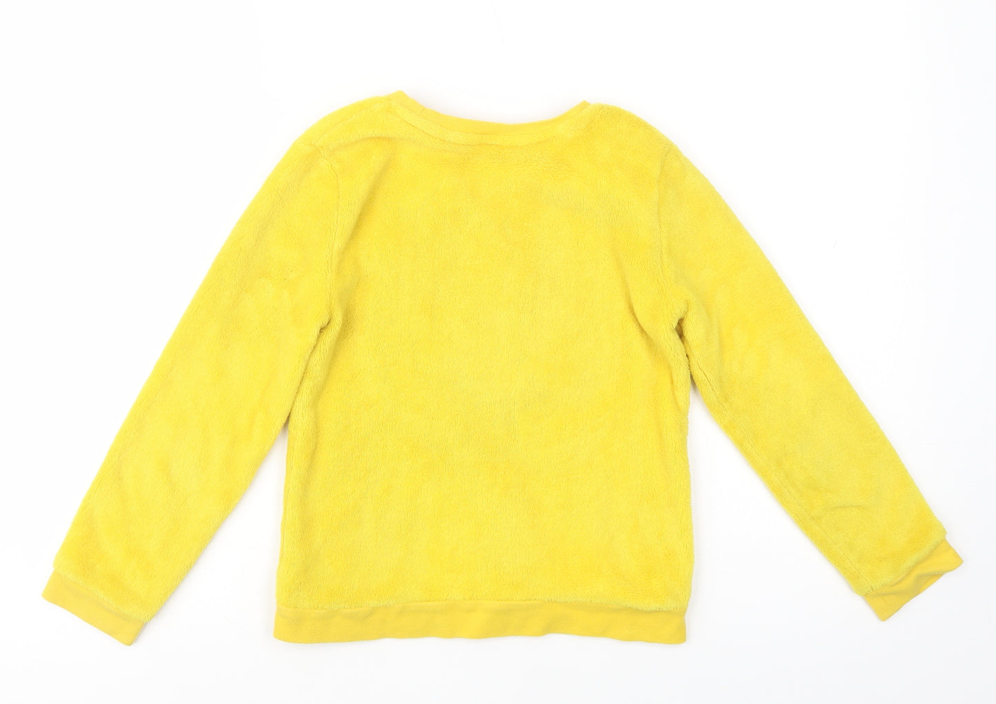 George Girls Yellow  Polyester Pullover Sweatshirt Size 8-9 Years  Pullover - Children In Need