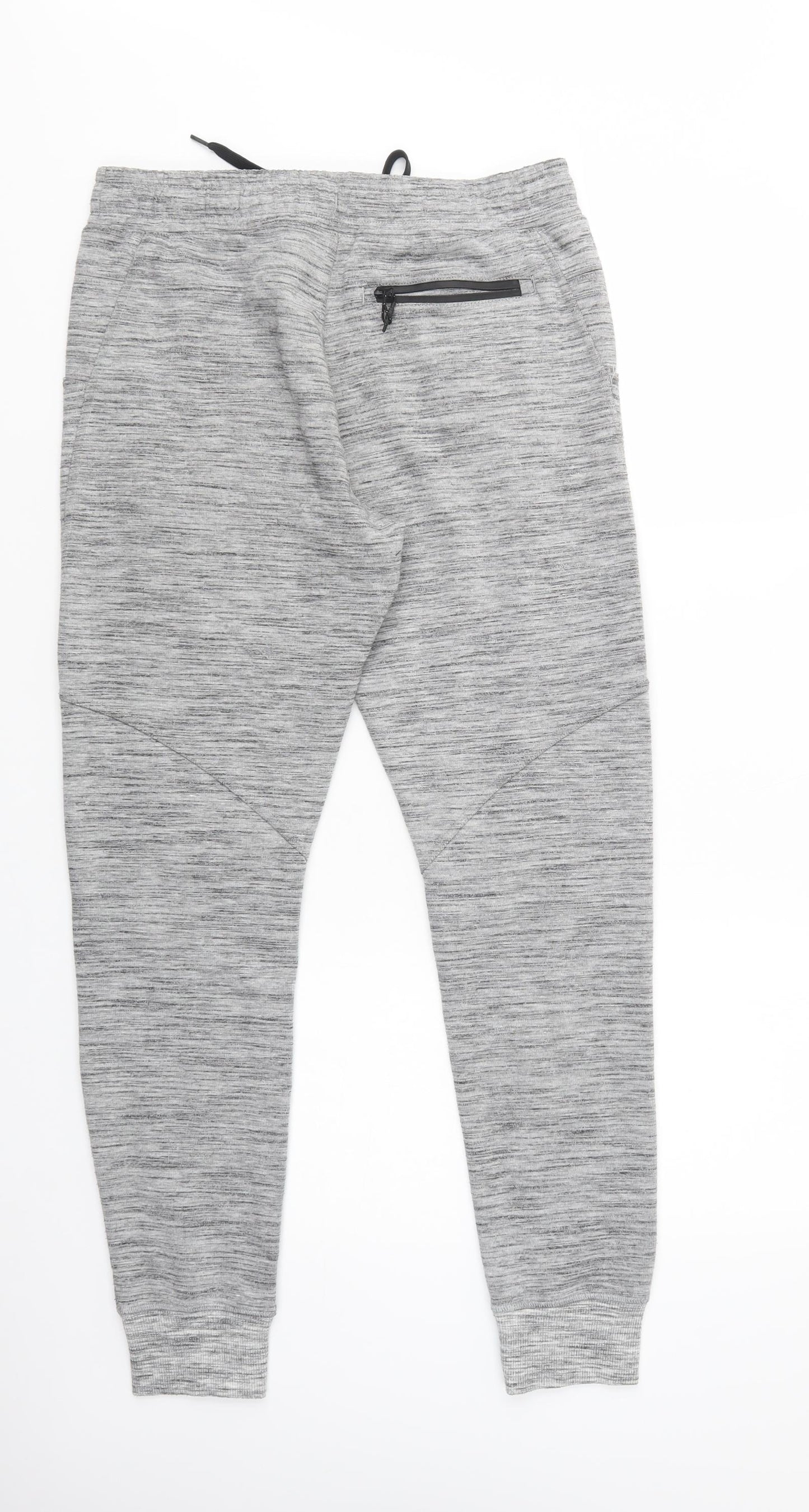 Kyodan Mens Grey  Cotton Jogger Trousers Size M L30 in Regular Drawstring