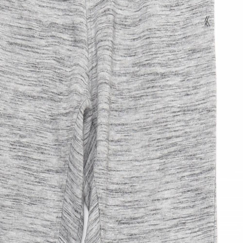 Kyodan Mens Grey  Cotton Jogger Trousers Size M L30 in Regular Drawstring