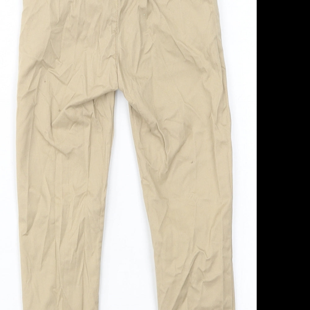 H&M Boys Beige  Cotton Chino Trousers Size 3-4 Years  Regular Button