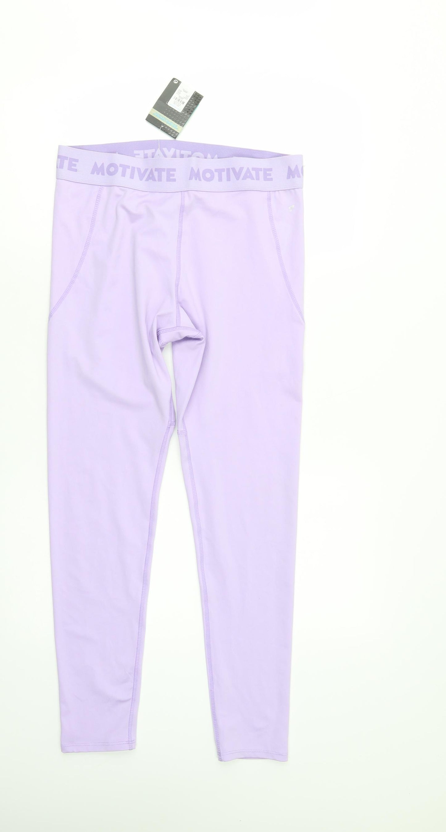 Primark Womens Purple  Polyester Compression Leggings Size 12 L29 in Regular