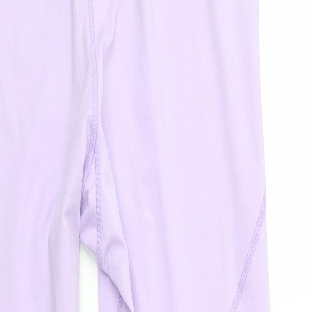 Primark Womens Purple  Polyester Compression Leggings Size 12 L29 in Regular