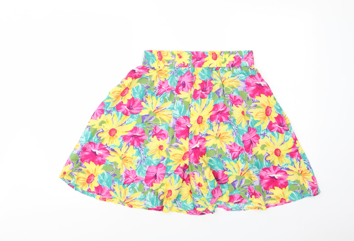 Dorothy Perkins Womens Multicoloured Floral Viscose Culotte Shorts Size 14 L7 in Regular