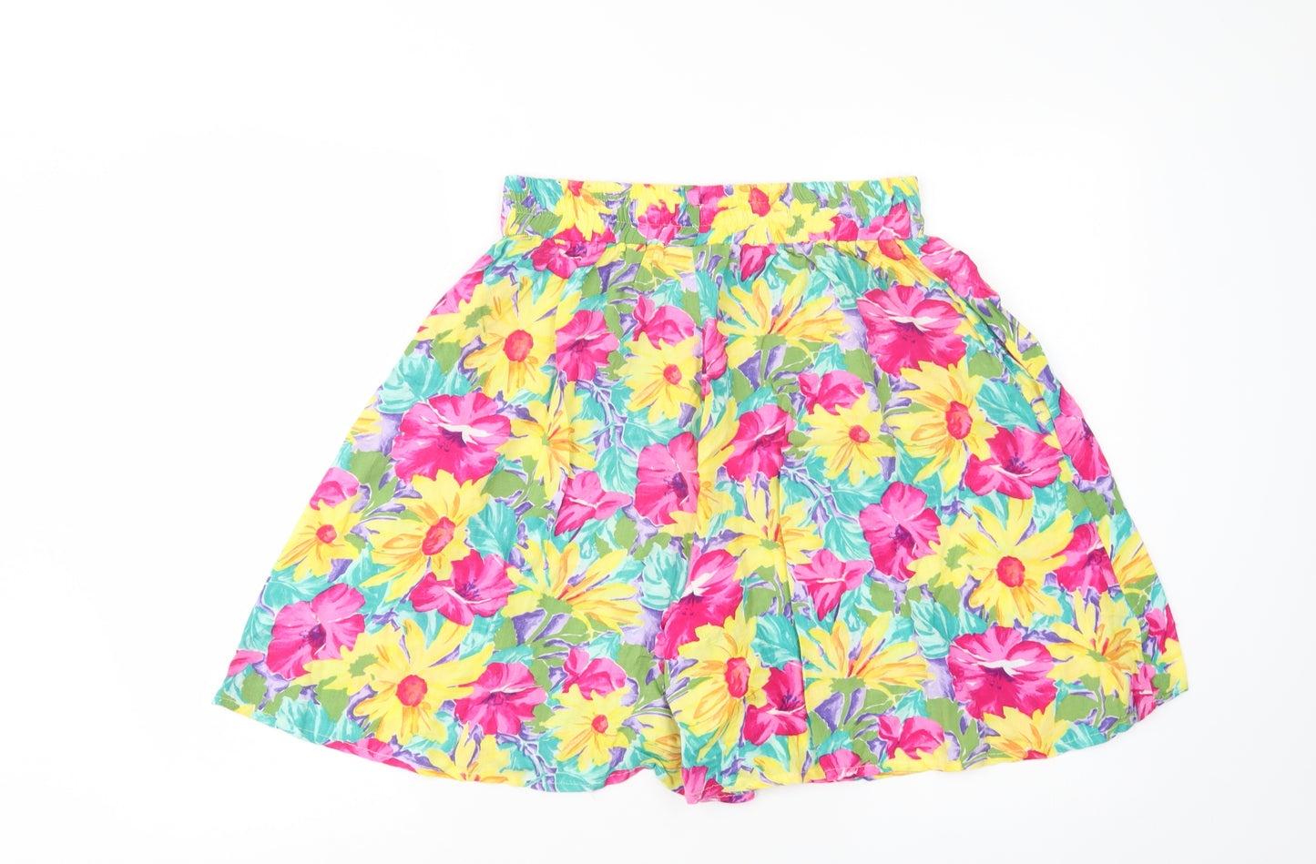 Dorothy Perkins Womens Multicoloured Floral Viscose Culotte Shorts Size 14 L7 in Regular