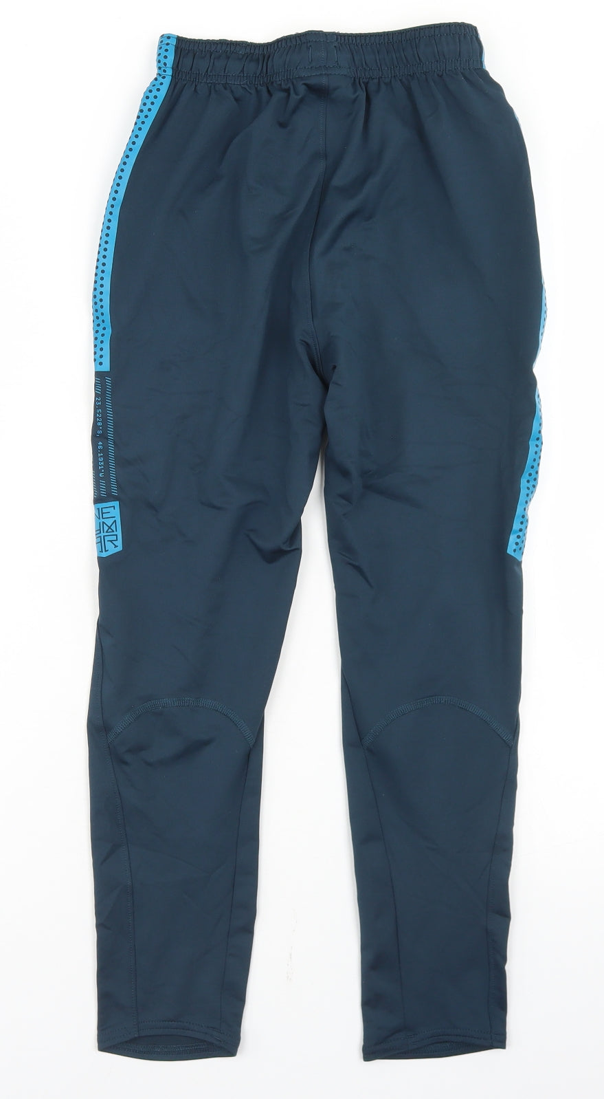 Nike Boys Blue  Polyester Jogger Trousers Size 10-11 Years  Regular Drawstring - Neymar