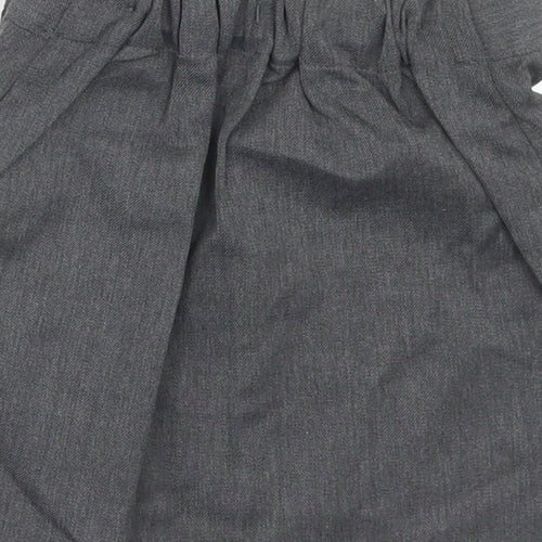 Matalan Girls Grey  Polyester Pleated Skirt Size 3 Years  Regular  - School Wear