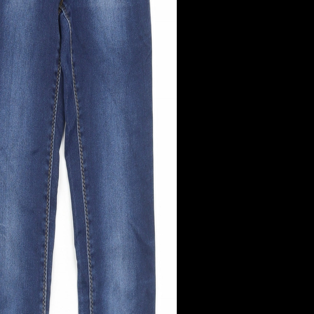 name it Girls Blue  Cotton Skinny Jeans Size 8 Years  Regular Button