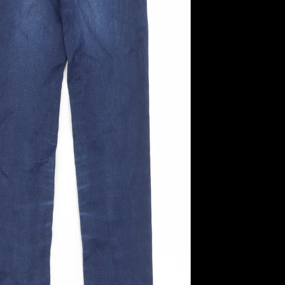 name it Girls Blue  Cotton Skinny Jeans Size 8 Years  Regular Button