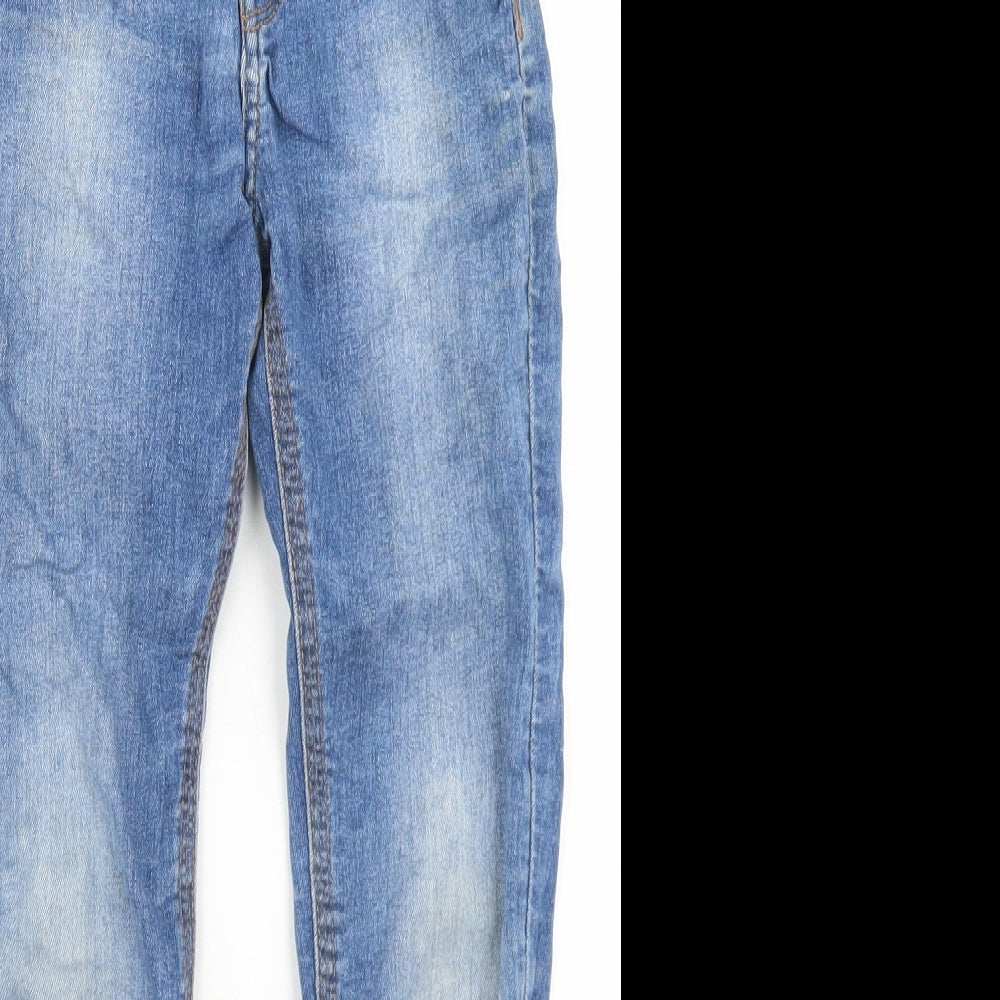 Matalan Girls Blue  Cotton Skinny Jeans Size 8 Years  Regular