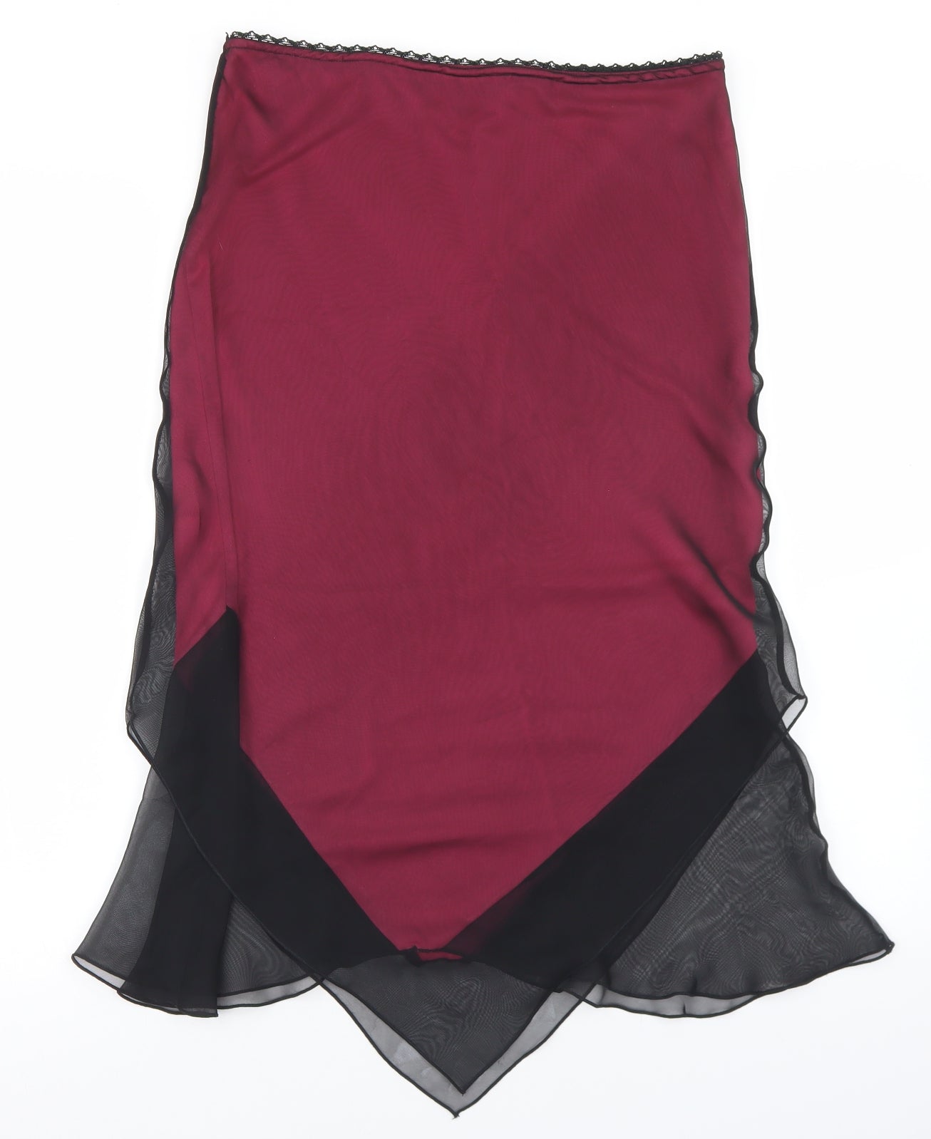New Look Womens Purple  Polyester Straight & Pencil Skirt Size 12