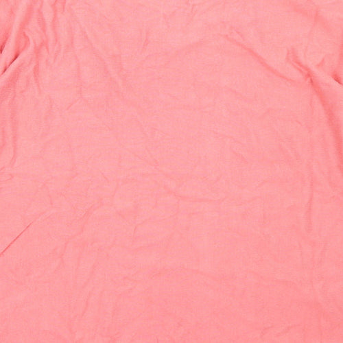 Monsoon Womens Pink V-Neck  Viscose Pullover Jumper Size M