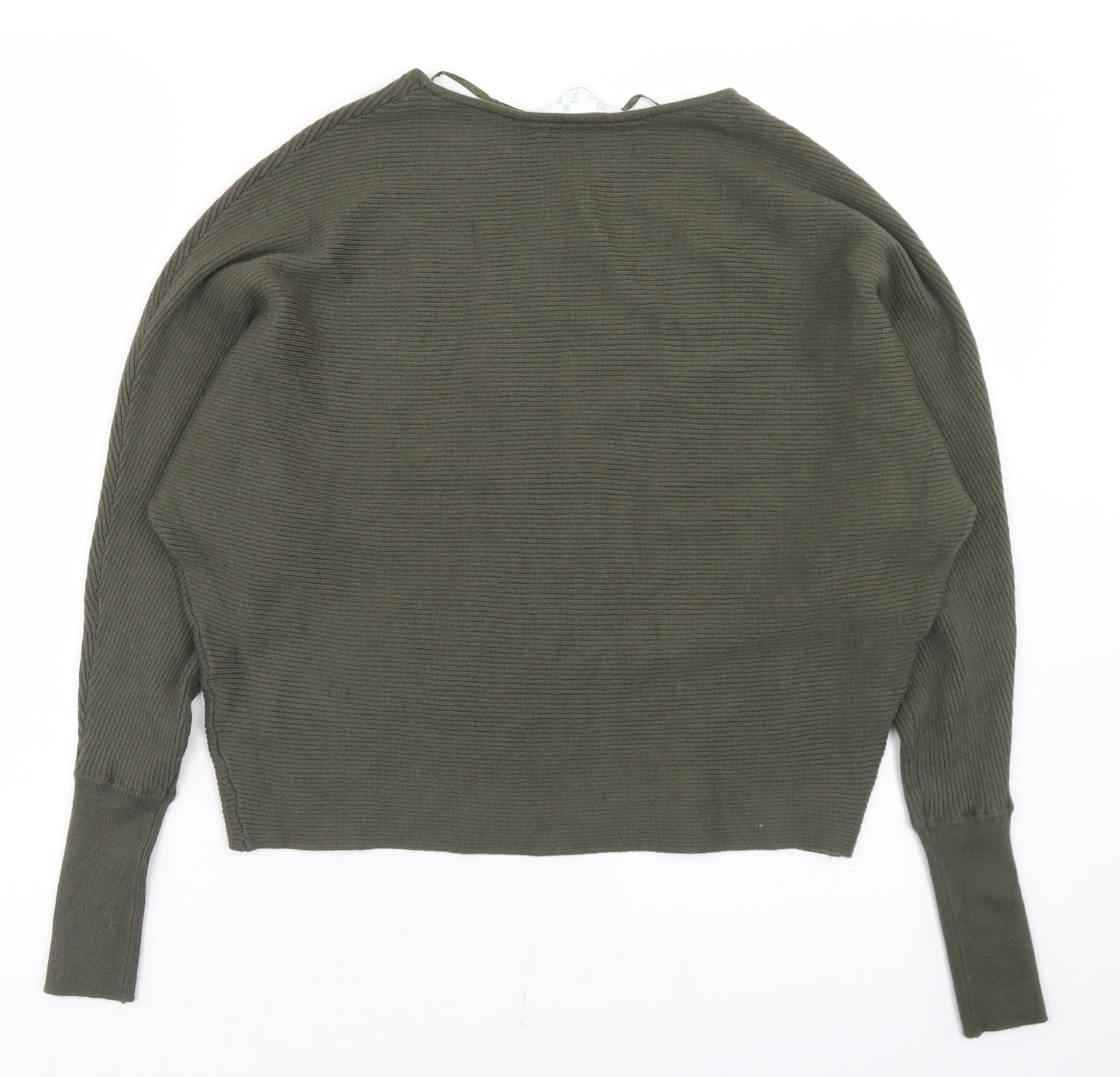 Primark Womens Green Round Neck  Viscose Pullover Jumper Size XS