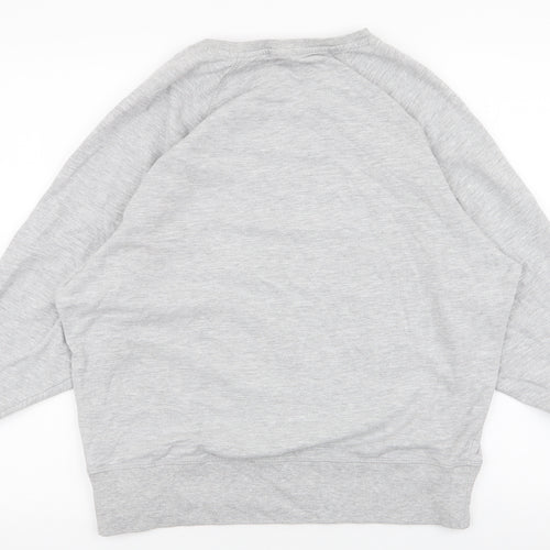 George Womens Grey  Cotton Pullover Sweatshirt Size 12  Pullover