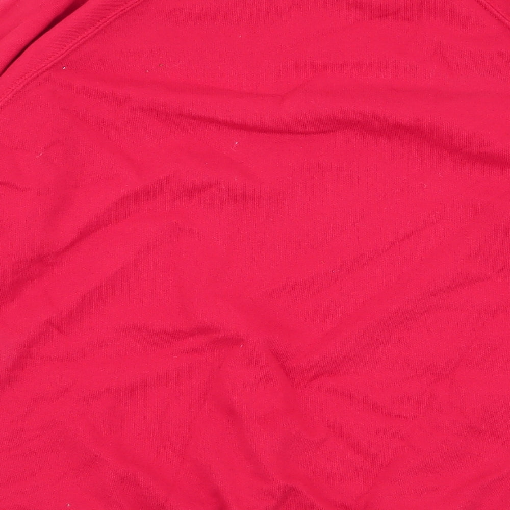 Preworn Boys Red  Cotton Pullover Sweatshirt Size 12-13 Years  Pullover - Harry Potter Christmas
