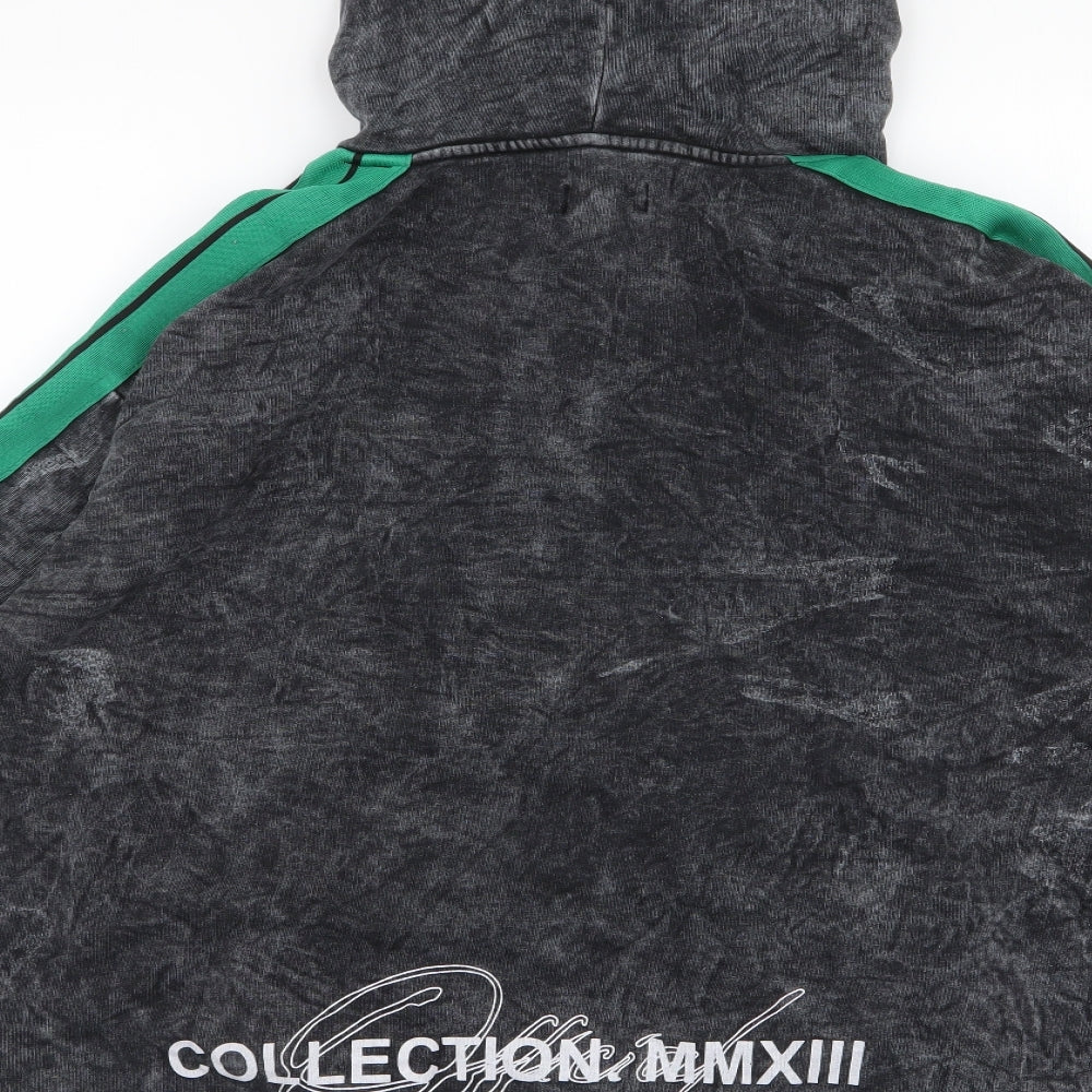 Boohoo  Mens Grey  Cotton Pullover Hoodie Size M   - Scorpion