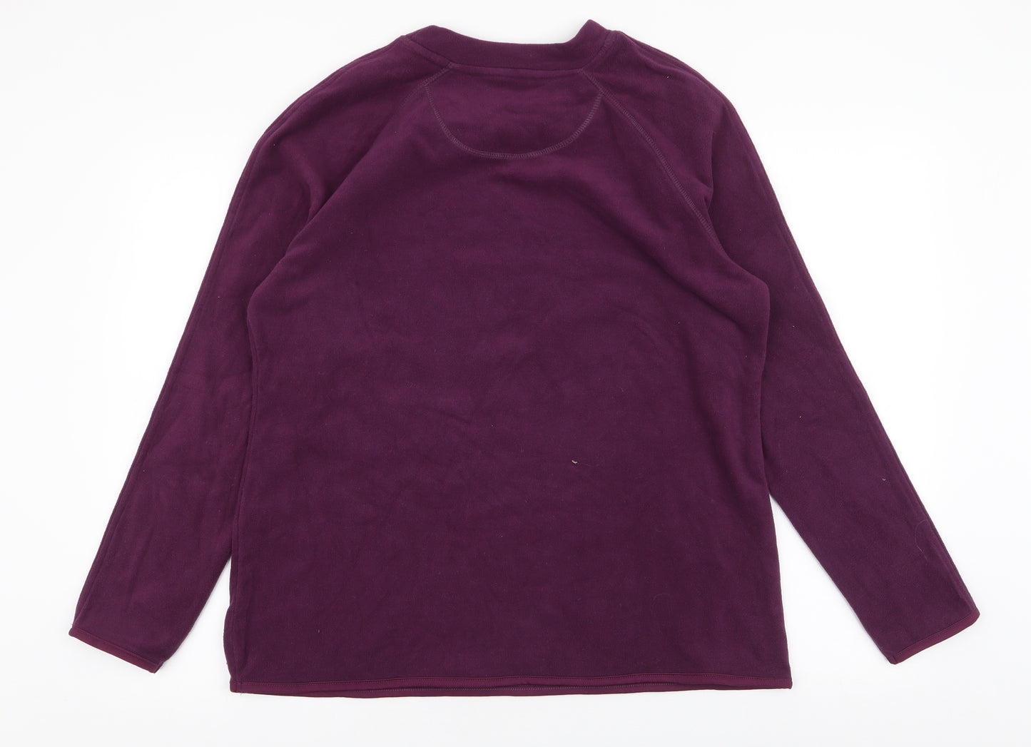 Crane Womens Purple  Polyester Pullover Sweatshirt Size L  Pullover