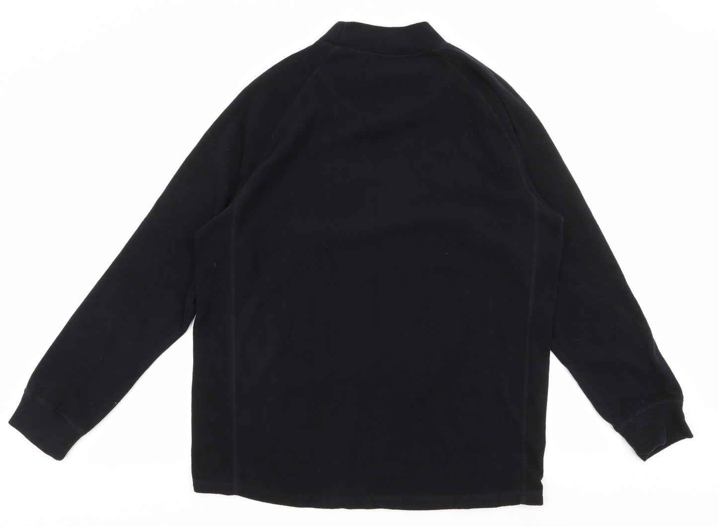 Crane Mens Black  Polyester Pullover Sweatshirt Size L
