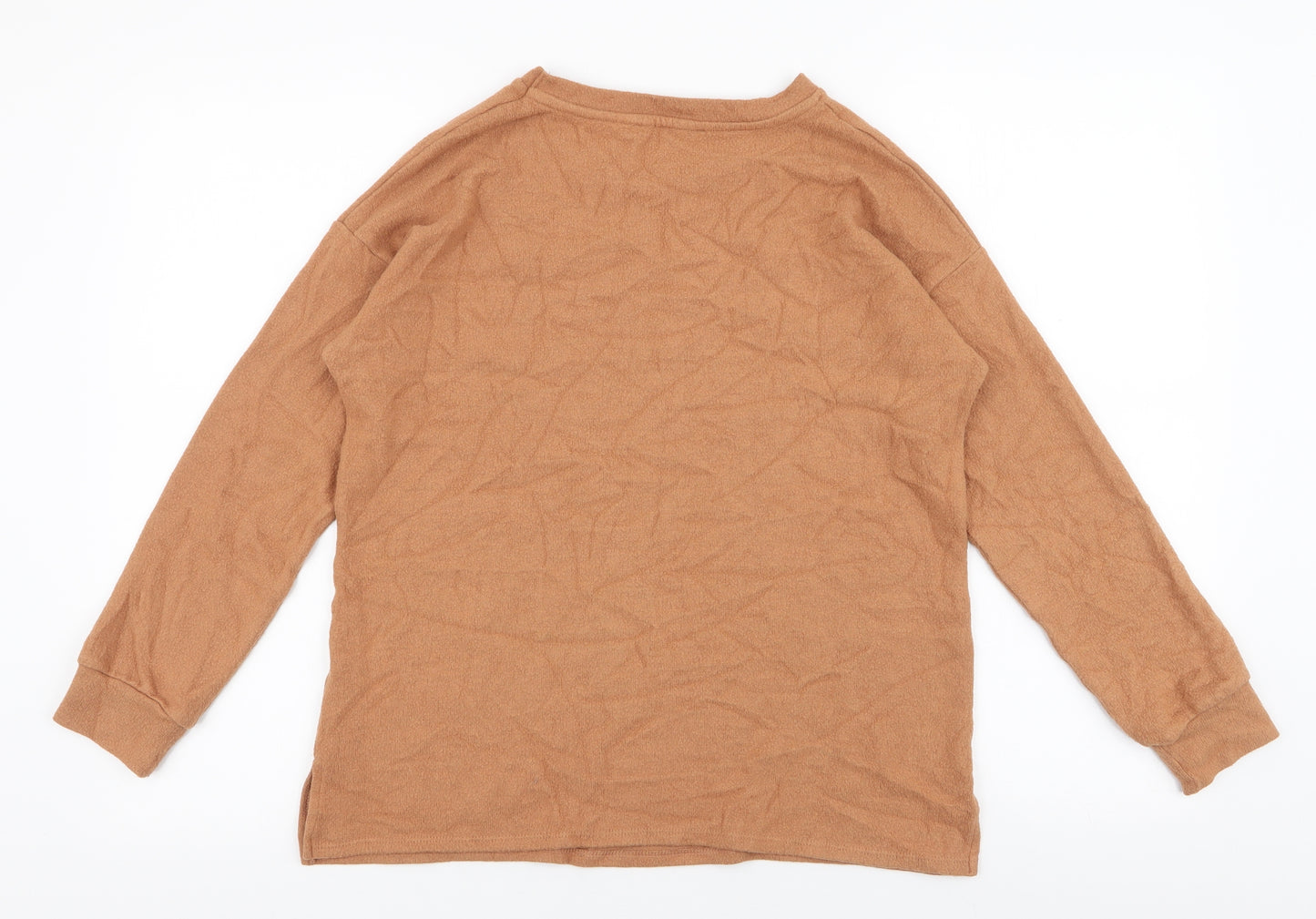 George Womens Yellow  Viscose Pullover Sweatshirt Size S  Pullover