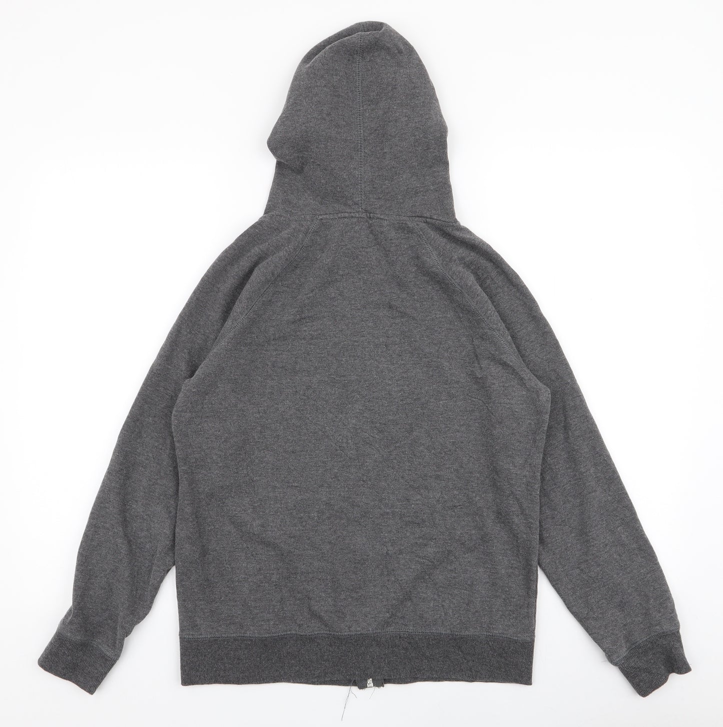 Peacocks Womens Grey  Polyester Full Zip Hoodie Size 12  Zip