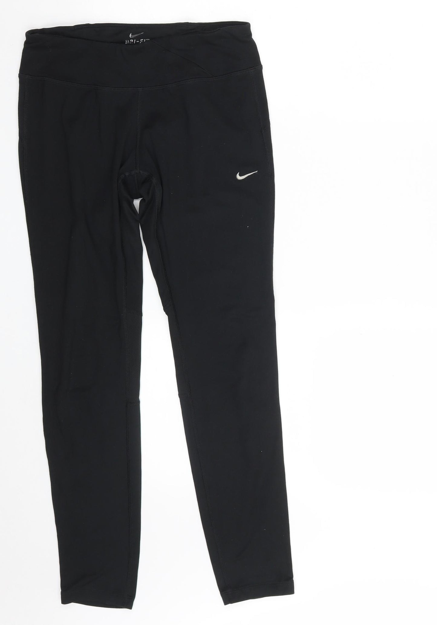 Nike Womens Black  Polyester Compression Leggings Size M L27 in Athletic
