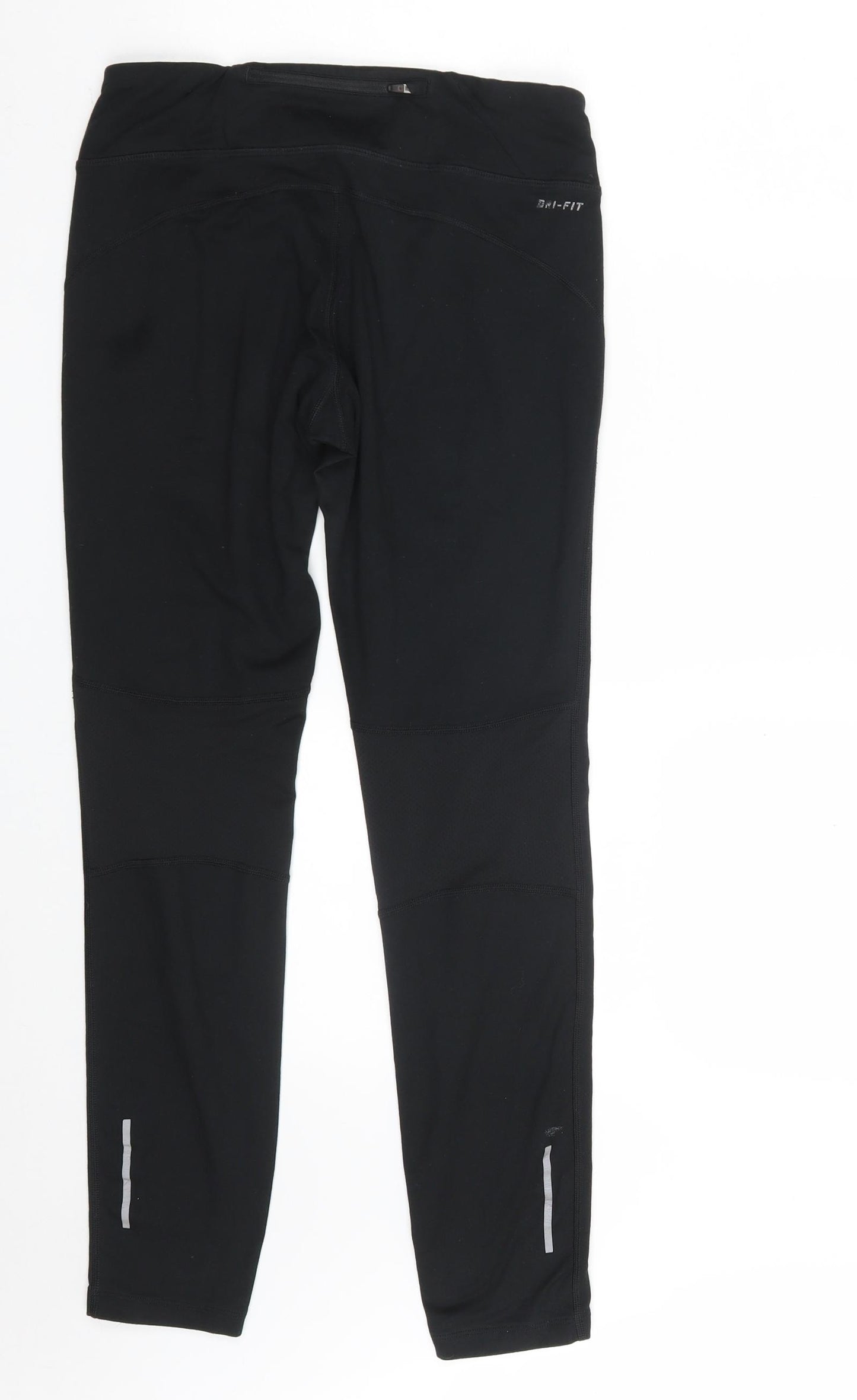 Nike Womens Black  Polyester Compression Leggings Size M L27 in Athletic
