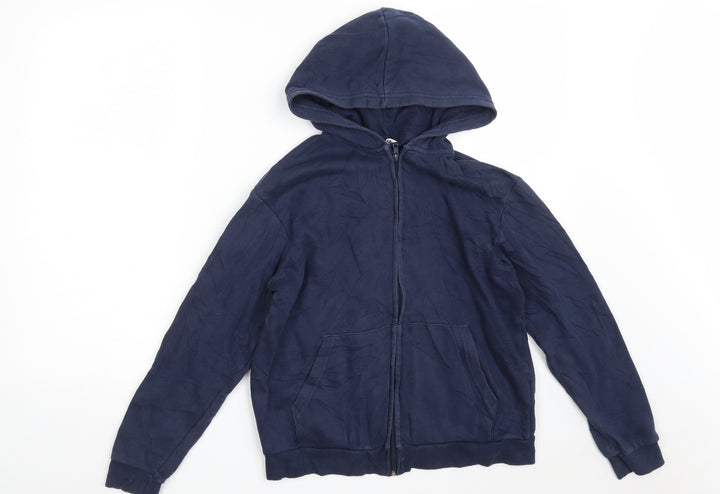 H&M Womens Blue   Jacket  Size M  Zip
