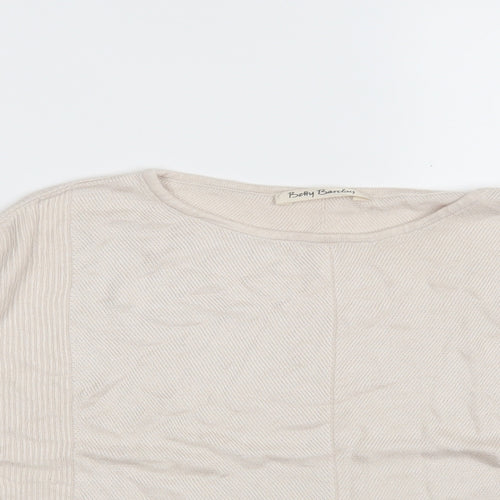 Betty Barclay Womens Beige Round Neck  Viscose Pullover Jumper Size 18