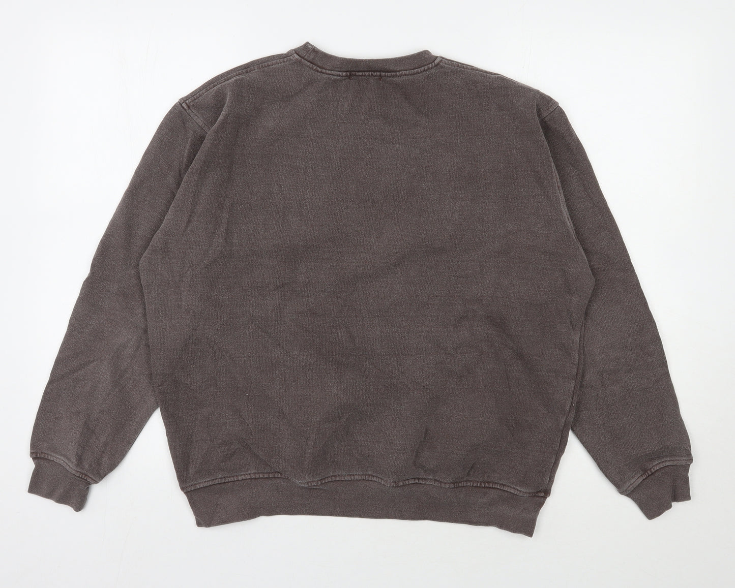 PRETTYLITTLETHING Womens Brown  Polyester Pullover Sweatshirt Size M  Pullover