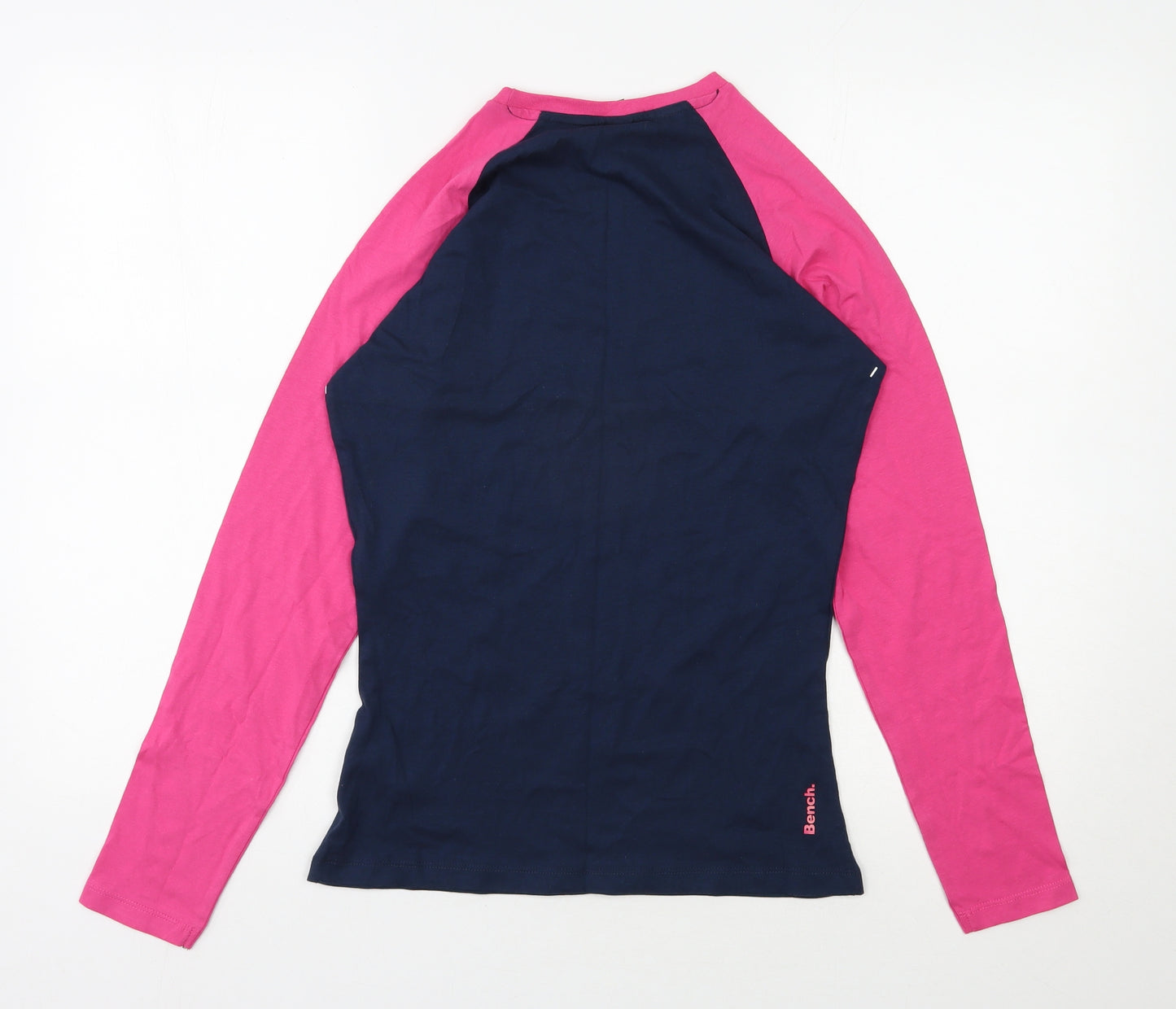 Bench Girls Multicoloured  100% Cotton Basic T-Shirt Size 13 Years Round Neck Pullover