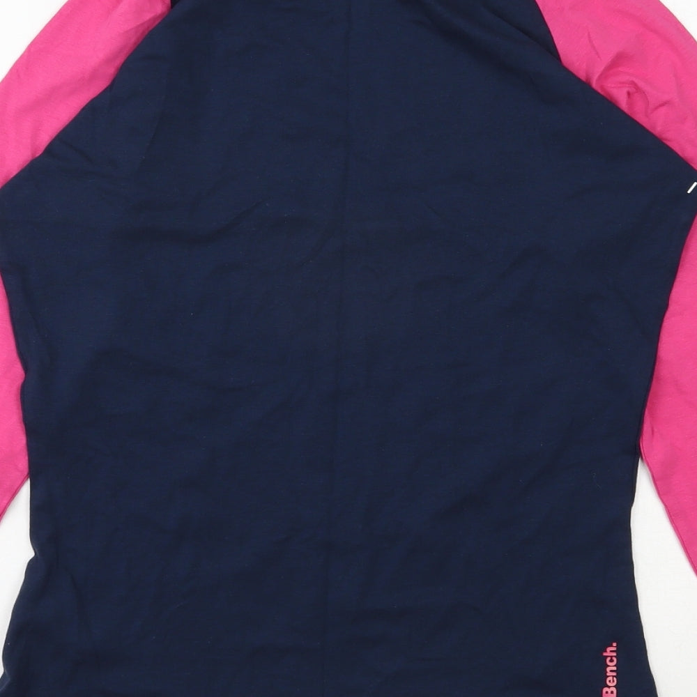 Bench Girls Multicoloured  100% Cotton Basic T-Shirt Size 13 Years Round Neck Pullover
