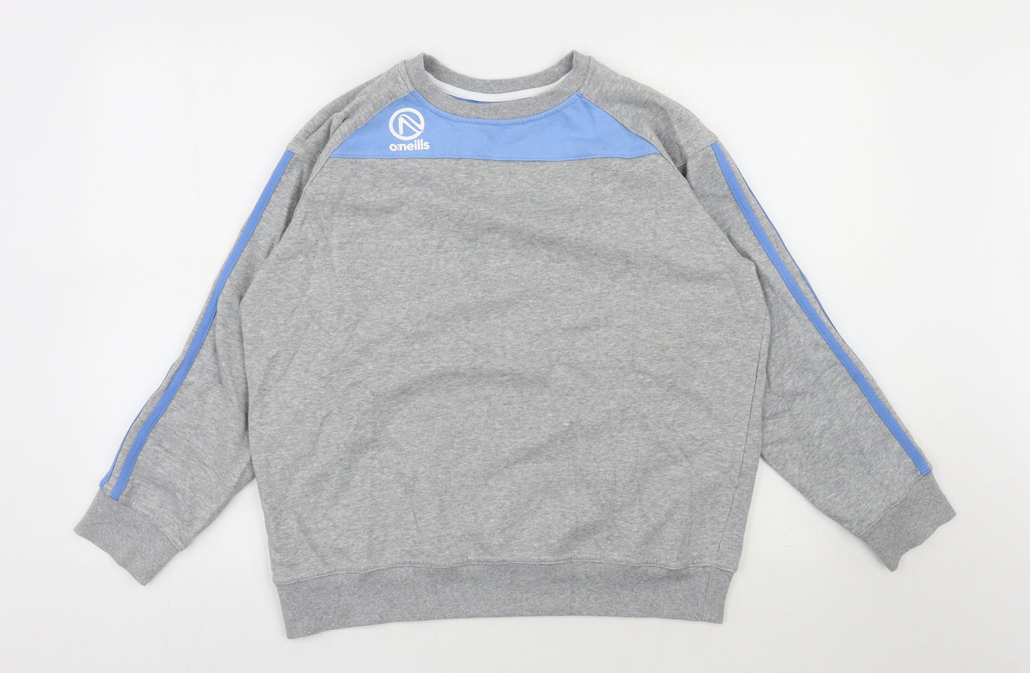 O'Neills Womens Grey  Cotton Pullover Sweatshirt Size 16  Pullover