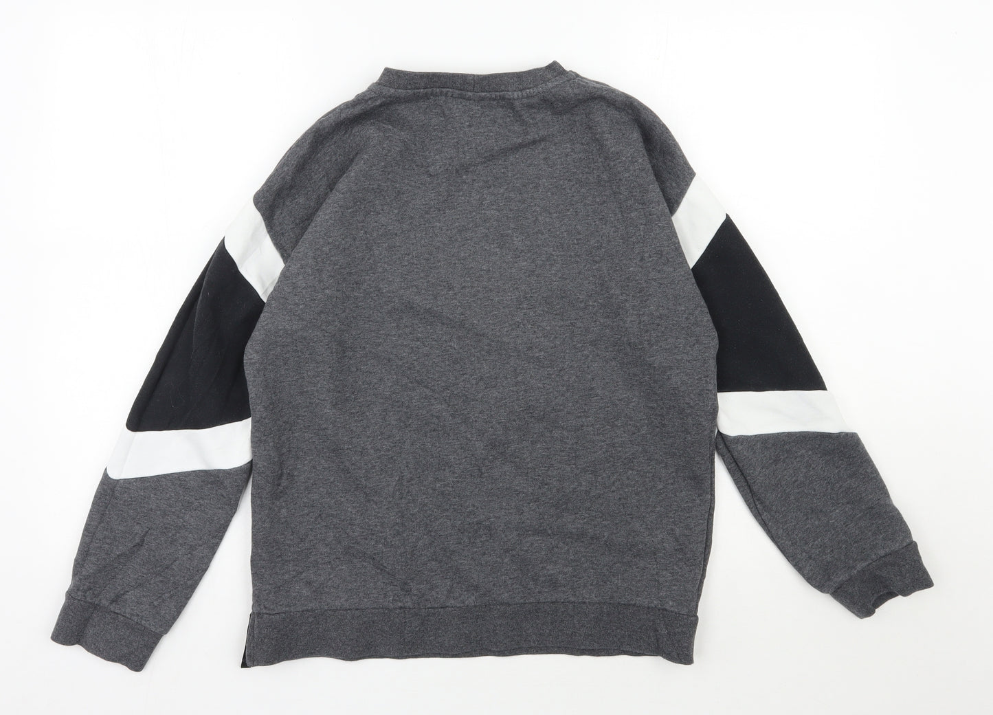 Nike Boys Grey  Cotton Pullover Sweatshirt Size 13-14 Years  Pullover