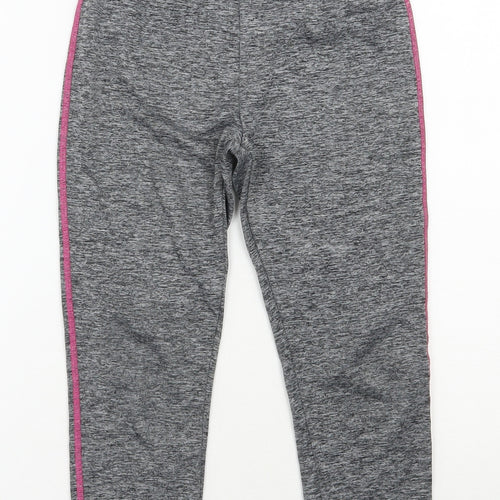 NEXT Girls Grey  Polyester Pedal Pusher Trousers Size 8 Years  Regular Pullover