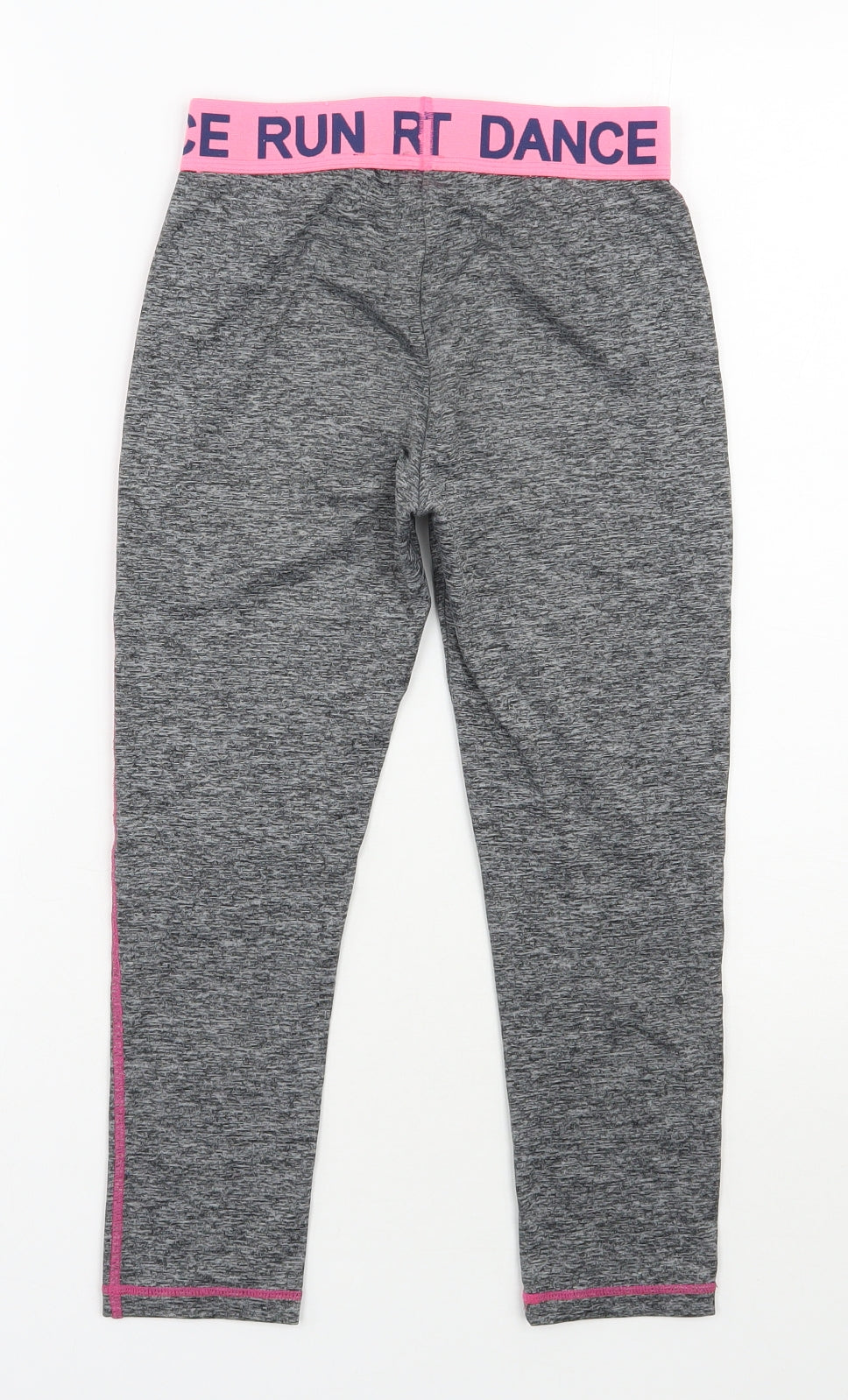 NEXT Girls Grey  Polyester Pedal Pusher Trousers Size 8 Years  Regular Pullover