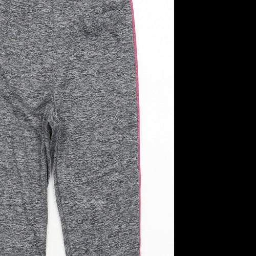 NEXT Girls Grey  Polyester Pedal Pusher Trousers Size 8 Years  Regular Pullover