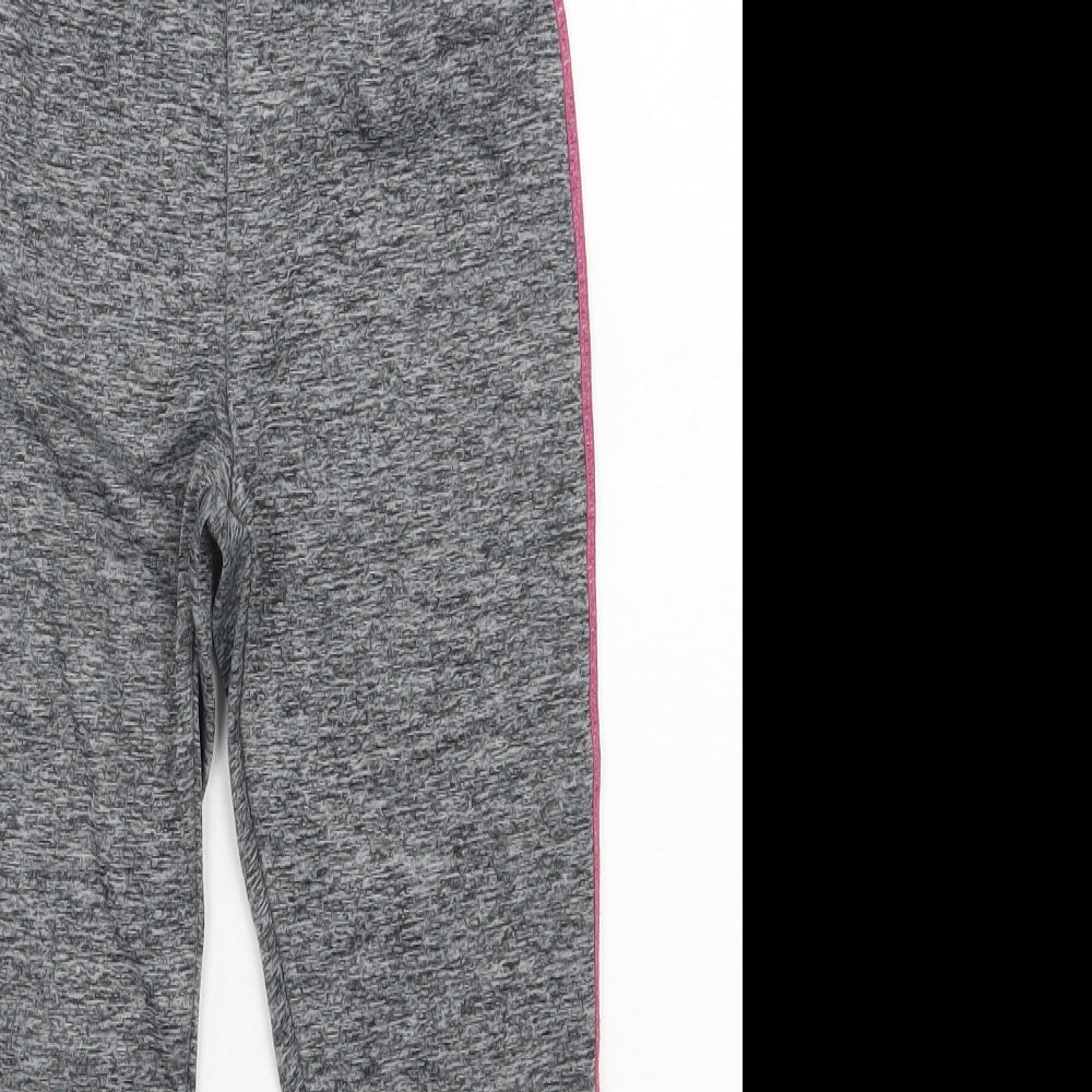 NEXT Girls Grey  Polyester Pedal Pusher Trousers Size 8 Years  Regular Pullover